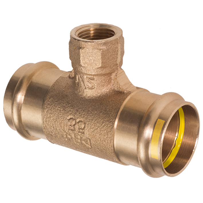B Press Gas T-Stück Rg mit Abgang IG - Typ PG4130G