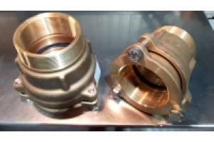 isiflo Messing Anschlussverschraubung mit  AG + IG - Typ 1101