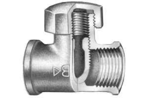 B 3000 Reguliermuffe Rotguss - 3599
