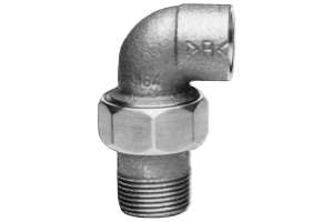 B 4000 Winkelverschraubung 90° konisch dichtend I/AG Rotguss - 4098G