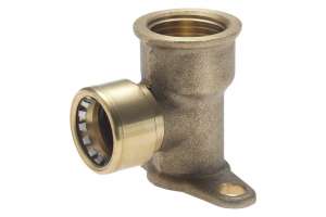 Sonic Steckfitting Deckenwinkel - Messing