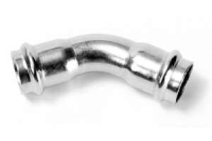 A Press Inox Bogen 45° I/I M-Kontur PS5041