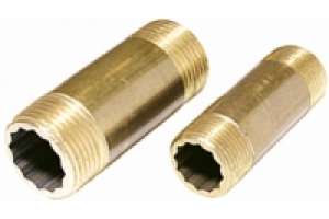 Rohrnippel Messing