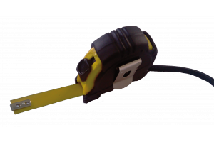 Massband mit Durchmesserskala für Rohre in cm + inch