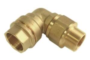 isiflo Messing Drehbare Winkelanschlussverschraubung 360° - Typ 129