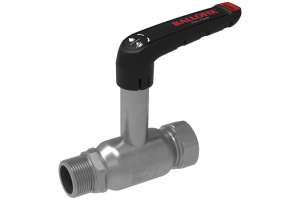 Ballofix Full Flow C-Stahl verzinkt, lange Spindel, IG / AG